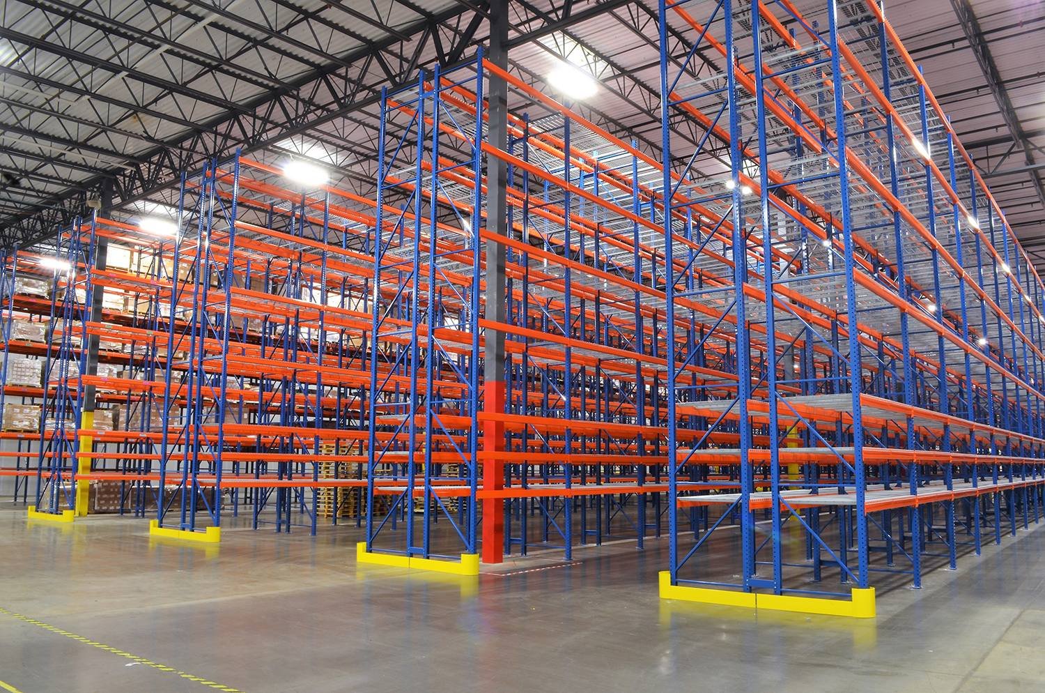 Pallet racking installation — Amazon FC, Pune