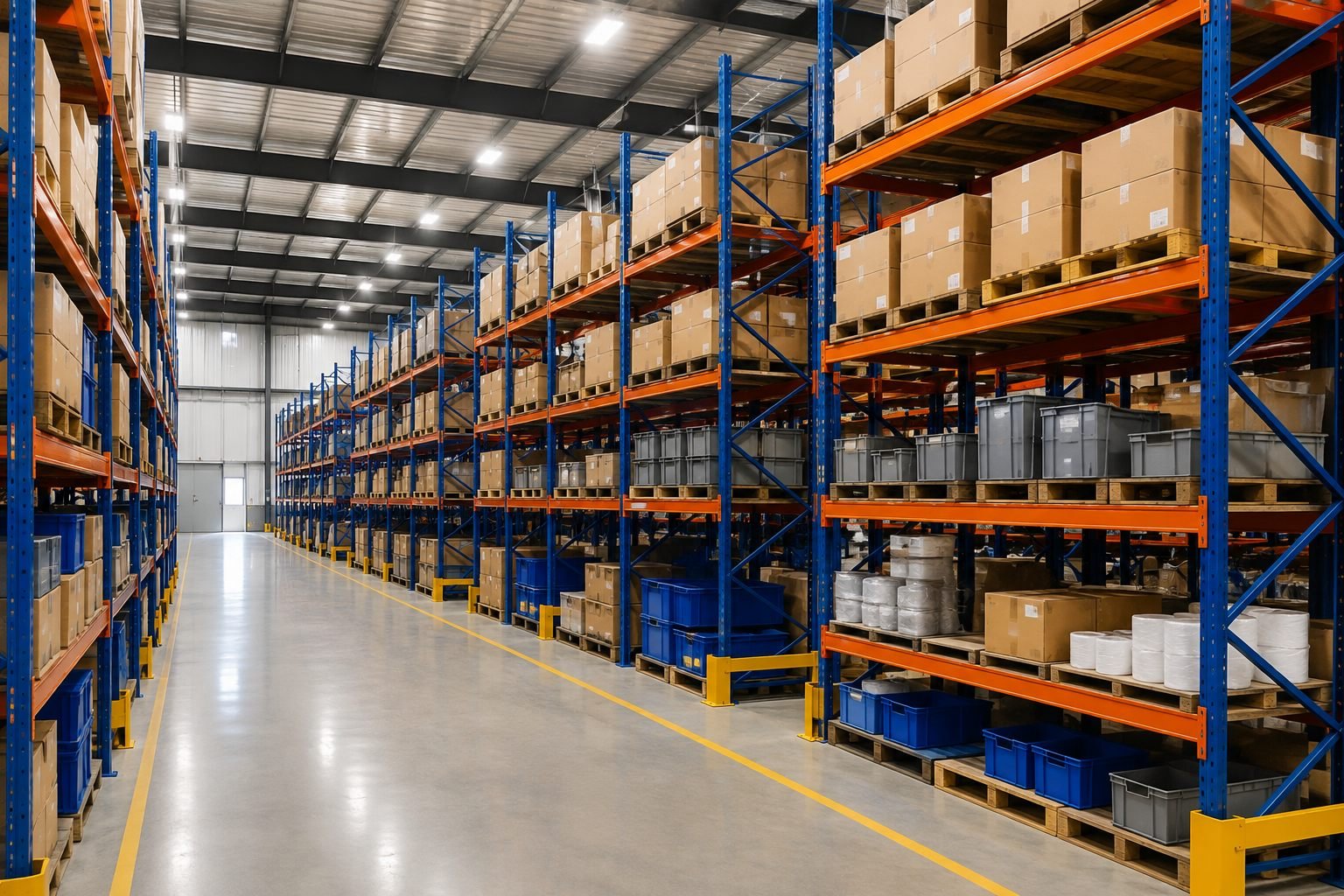 Multi-Tier Long Span Shelve Racks