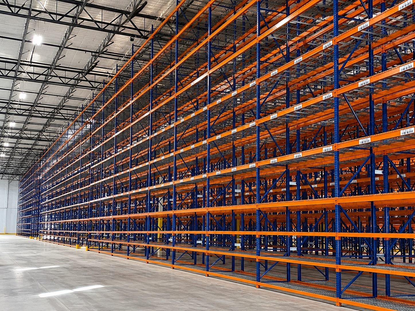 ASRS racking — DHL Mega Hub, Delhi